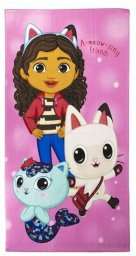 Ręcznik plażowy Gabby's Dollhouse Różowy 70 x 140 cm Mikrofibra