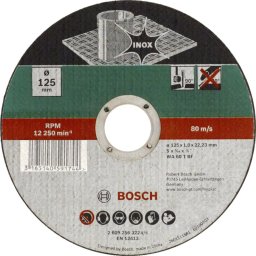 Bosch TARCZA TNĄCA Ø 125 X22,23 X1,0MM PROSTA