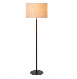 Lucide Maya 45709/81/38 lampa stojąca podłogowa 1x40W E27 kremowa/czarna