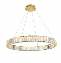 Azzardo Spark AZ5790 lampa wisząca zwis 1x72W LED 3000K 3600 lm złota