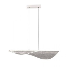 Maxlight Mantra Bianca 7766 lampa wisząca zwis 1x40W LED 3000K 2450 lm biała/transparentna