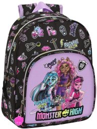 Plecak szkolny Monster High Creep Czarny 28 x 34 x 10 cm