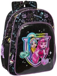 Plecak szkolny Monster High Czarny 33 x 42 x 14 cm