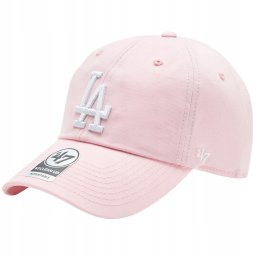 47 Brand Los Angeles Dodgers Clean Up Cap B-RGW12GWSNL-PTA Różowe One size