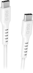 SBS USB-C zu USB-C Kabel 2m weiß