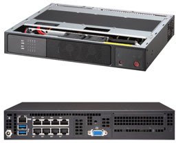 Supermicro Barebone SuperServer 1U Intel Atom C3558 (4C/4T) 2,2 GHz SYS-E300-9A-4CN8