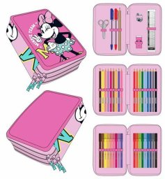 Torba szkolna Minnie Mouse Fuksja 12,5 x 6,5 x 19,5 cm