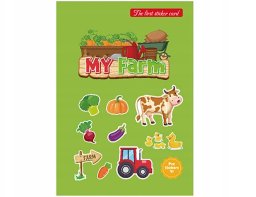 Książeczka z naklejk.Farma 22724