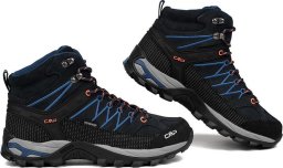 Buty trekkingowe turystyczne wodoodporne męskie CMP Rigel Mid granatowo-czarne 3Q1294727NM 42