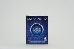 Prezerwatywy prążkowane Super Duper 3szt. Preventor