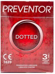 Prezerwatywy Dotted 3szt. Preventor