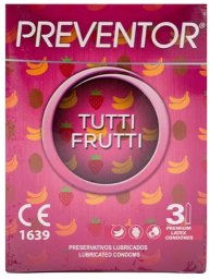 Prezerwatywy Tutti Frutti 3szt. Preventor