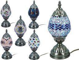 Lampa stołowa - klosz pojedynczy, wielokolorowy