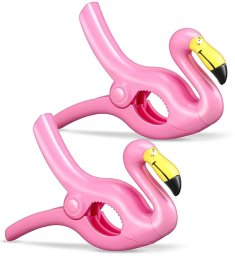 Klamra do trzymania ręczników Spinka 11,5 cm na plaże Flaming KLP05 2 szt