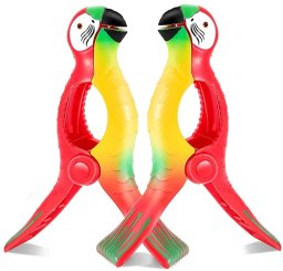 Klamra do trzymania ręczników Spinka 13 cm na plaże Papuga KLP01 2 szt