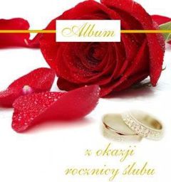  Arystoteles Album z okazji rocznicy ślubu (czerwona róża)
