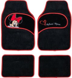 Zestaw Dywaników do Samochodu Minnie Mouse CZ10339 Czarny/Czerwony