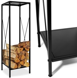 Stojak na drewno metalowy PERUN