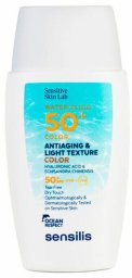 Ochrona przeciwsłoneczna z kolorem Sensilis Antiaging Light Texture Color SPF 50+ 40 ml