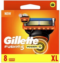 Gillette Maszynka do golenia Gillette Fusion 5 Power (8 Sztuk)