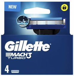 Golarki Gillette MACH 3 TURBO (4 Sztuk)