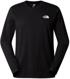 Bluza The North Face M L/S Simple Dome Tee męska : Kolor - Czarny, Rozmiar - XL