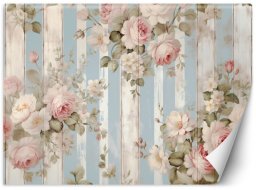 Fototapeta, Kwiaty Shabby Chic - 200x140