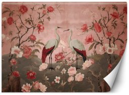 Fototapeta, Kwiaty i ptaki Chinoiserie - 350x245