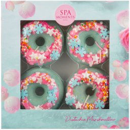 Chlapu Chlap SPA MOMENTS Donut d/kąp. pianka pistacjowa (różowa) 4 szt.