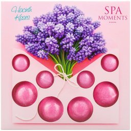 Chlapu Chlap CHLAPU CHLAP Zestaw kul musujących do kąpieli with the scent of hyacinth kisses 1 op. - 8 szt.
