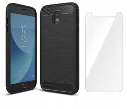 Tpucarbon - Etui Case - Galaxy J5 2017 + Szkło