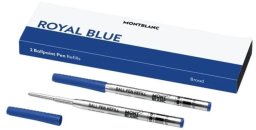 Wkład do długopisu Montblanc ROYAL BLUE - REFILLS BALL PEN - BROAD - 2 PCS Niebieski 2 Sztuk