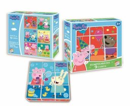 Układanki Peppa Pig 9 Części 20 x 20 x 5 cm