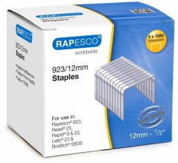 Zszywki Rapesco 4000 Sztuk 923/12