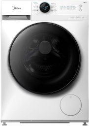 Midea Washing Machine with Dryer | MF200D80WB/W-HR | Energy efficiency class A/E | Front loading | Washing capacity 8 kg | 1400 RPM | Depth 48 cm | Width 60 cm | Digital | Drying system | Drying capacity 6 kg | Steam function | White