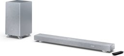 Sharp | 3.1.2 Dolby Atmos/DTS:X Soundbar with Wireless Subwoofer | HT-SBW53121(SL) | 550 W | Bluetooth | Silver | Wireless connection