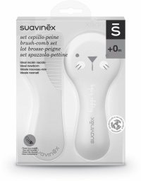 SUAVINEX - 402609-ZESTAW SZCZOTKA I GRZEBIEŃ/BEŻOWY/DREAMS