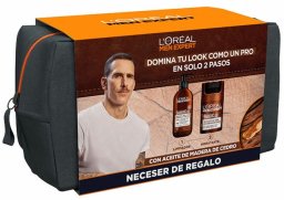 Naprawcza Odżywka do Włosów L'Oreal Make Up Men Expert Barber Club 2 Części