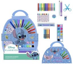 Zestaw Papeterii Stitch Aktówka Jasnoniebieski