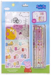 Zestaw Papeterii Peppa Pig Różowy