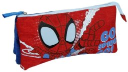 Piórnik Potrójny Spidey Czerwony 22 x 12 x 2 cm