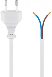 Kabel z wtyczką Euro do montażu, 1,5 m, biały - Wersja kolorystyczna Biały