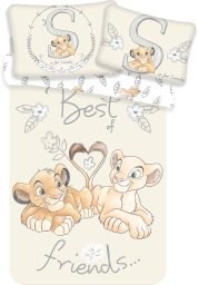 Jerry Fabrics vaikiškas patalynės komplektas Lion King Best Friends, 100x135, 2 dalių
