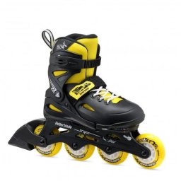 Rolki dziecięce Rollerblade Fury BLACK/YELLOW Rozmiar:33-38 (20,5-22,0)