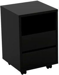 Kontenerek biurowy AGAPI czarny HELVETIA