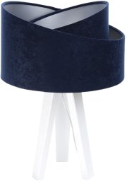 Lampa stołowa GEMSTONE granatowa/srebrna/biała BPS KONCEPT