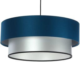 Lampa wisząca DOUBLE BLUE 60 granatowa/srebrna BPS KONCEPT