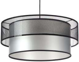Lampa wisząca DOUBLE NET 60 srebrna BPS KONCEPT