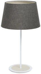 Lampa stołowa Belideco Lampa stołowa ENTURO III szara BPS KONCEPT