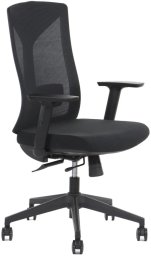 Fotel biurowy HAGER czarny STEMA
